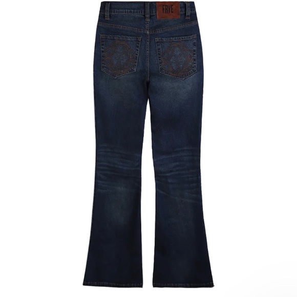 🔥NWT🔥 FRYE Mid-Rise Bootcut Jeans In Mustang Wash Size 30 - Picture 2 of 10